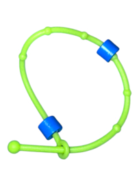 Armbandje groen (bedeltjes zijn los verkrijgbaar) - groen