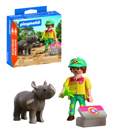 Ranger met neushoorn - 72025