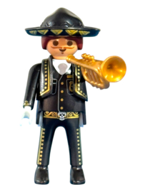 Día de Muertos : Man met trompet