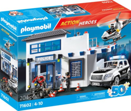 50YR Politiepost met voertuigen - 71602