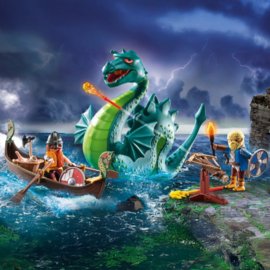 Vikingen met zeemonster  71830