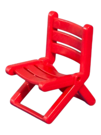 Klapstoel / campingstoel helder rood 30660160
