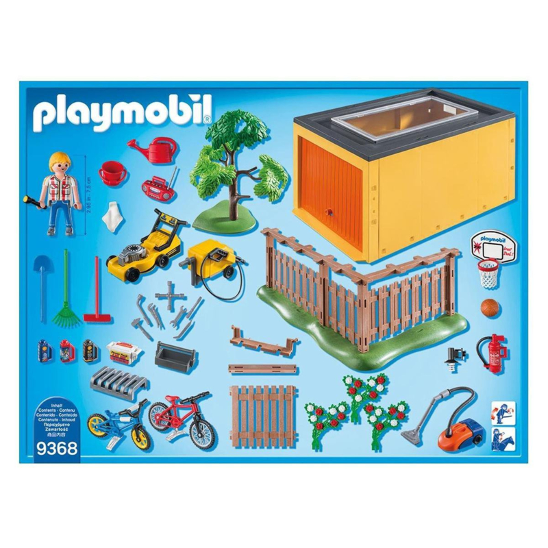Playmobil City Life 9368 pas cher, Garage avec emplacements pour vélos