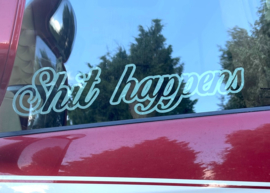 Raamstickerset | Shit Happens | GJ