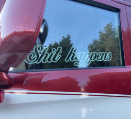 Raamstickerset | Shit Happens | GJ