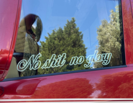 Raamstickerset | No shit No glory | GJ