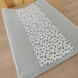 Housse pour matelas à langer de type abstrait