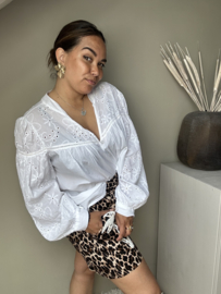 The white broderie blouse
