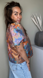 Orange flower jacket