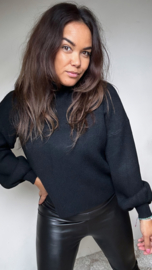 Black turtle neck