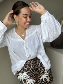 The white broderie blouse