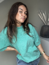 Oversized ripped tee