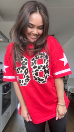 Red panter tee