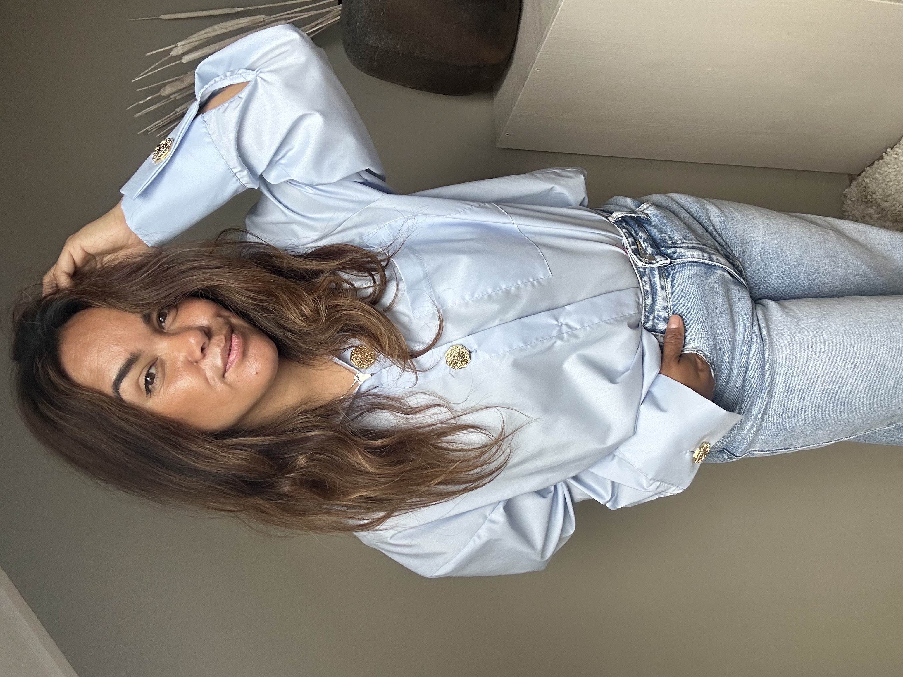 Jill blouse babyblue