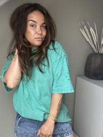 Oversized ripped tee