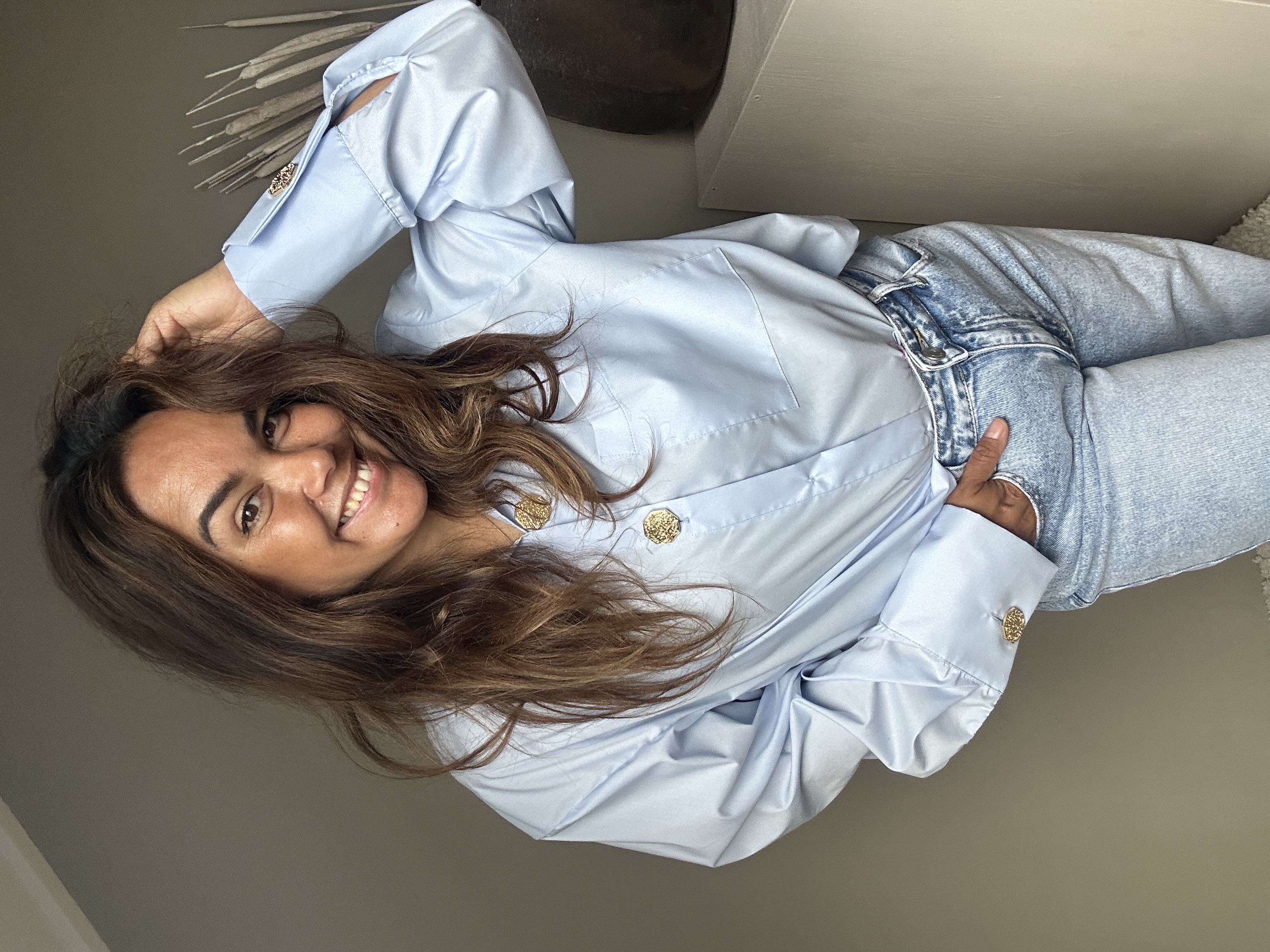 Jill blouse babyblue