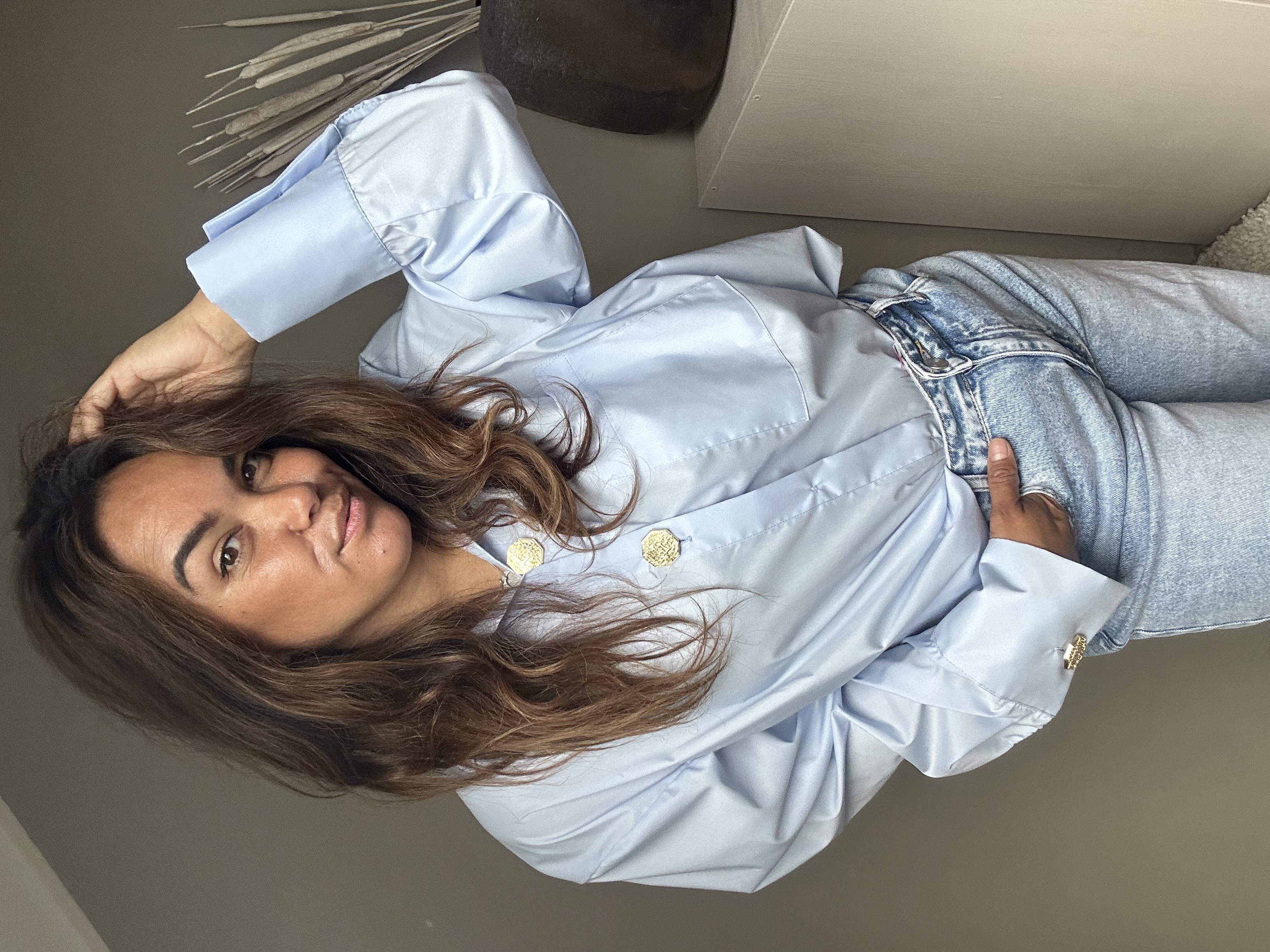 Jill blouse babyblue