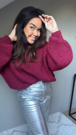 Lima knit bordeaux