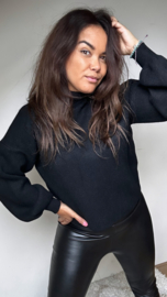 Black turtle neck