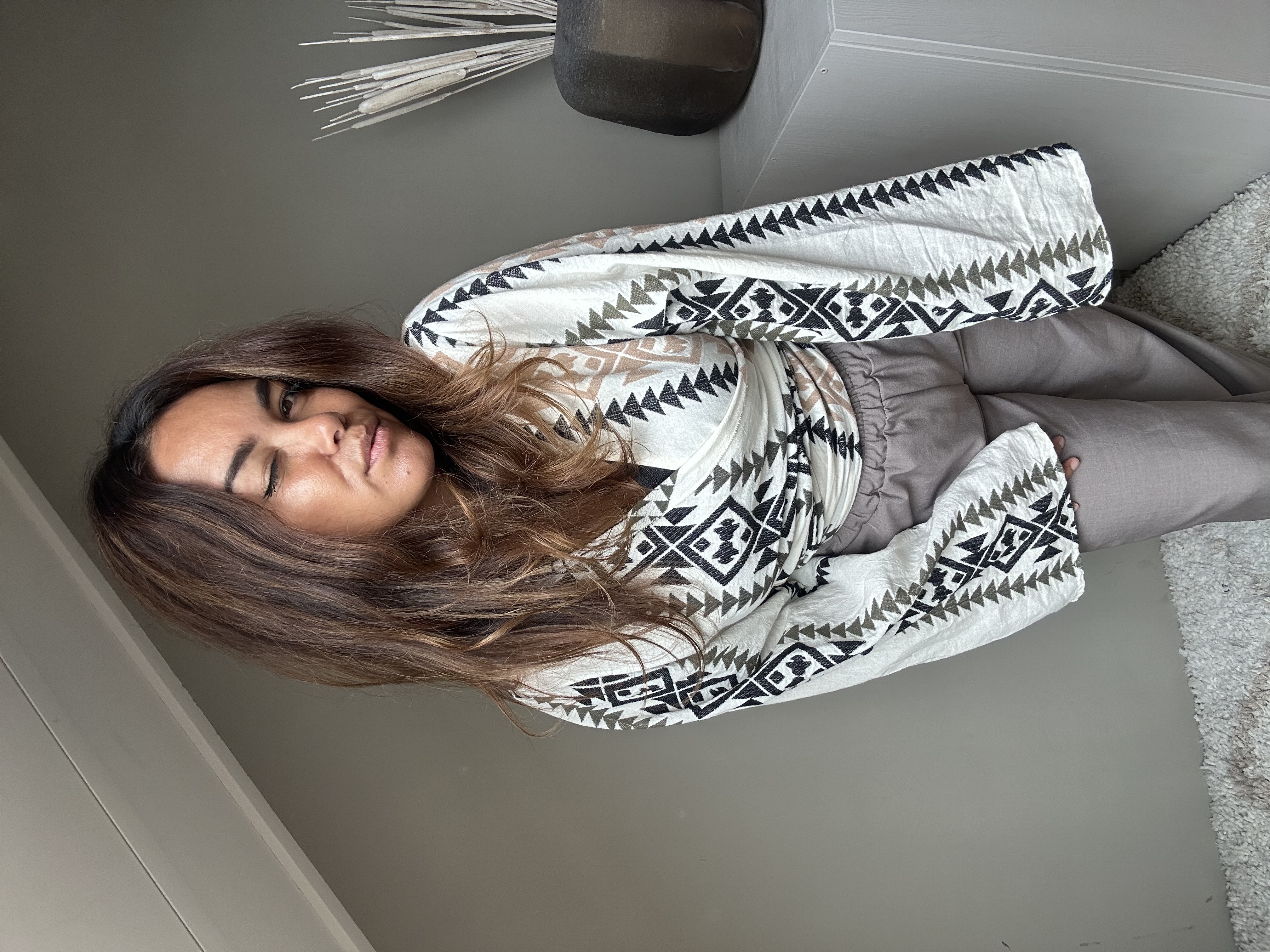 Boho wikkelblouse