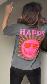 Because I’m happy tee grey