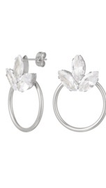 Sparkle silver earrings