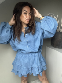 Denim two piece