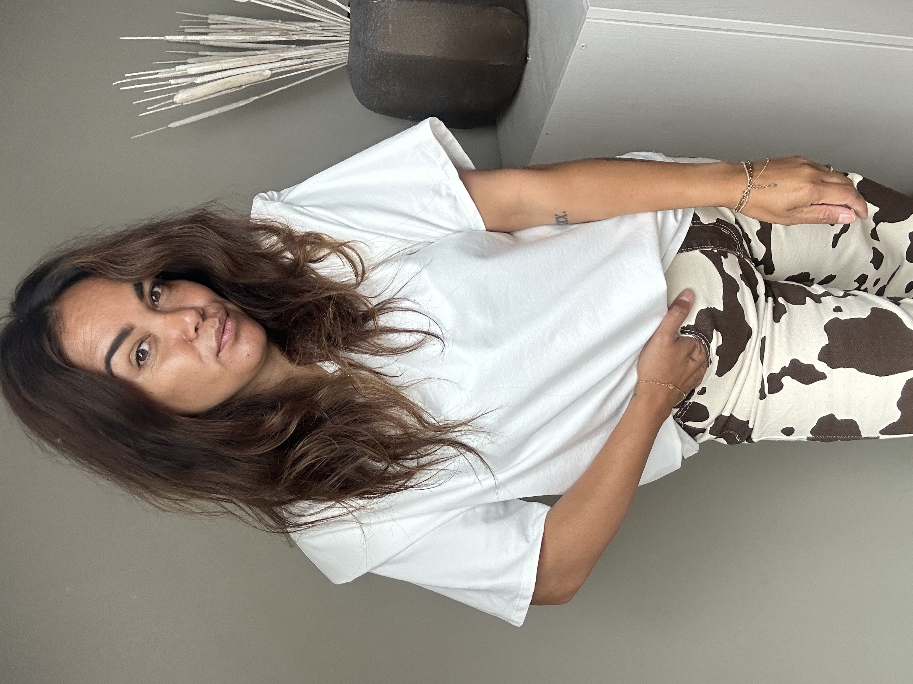 Isabel tee white