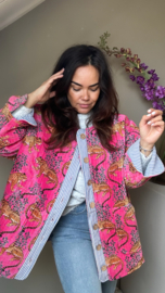 The tiger jacket pink