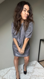 Sparkle silver tee dress