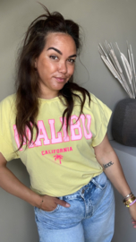 Malibu tee yellow