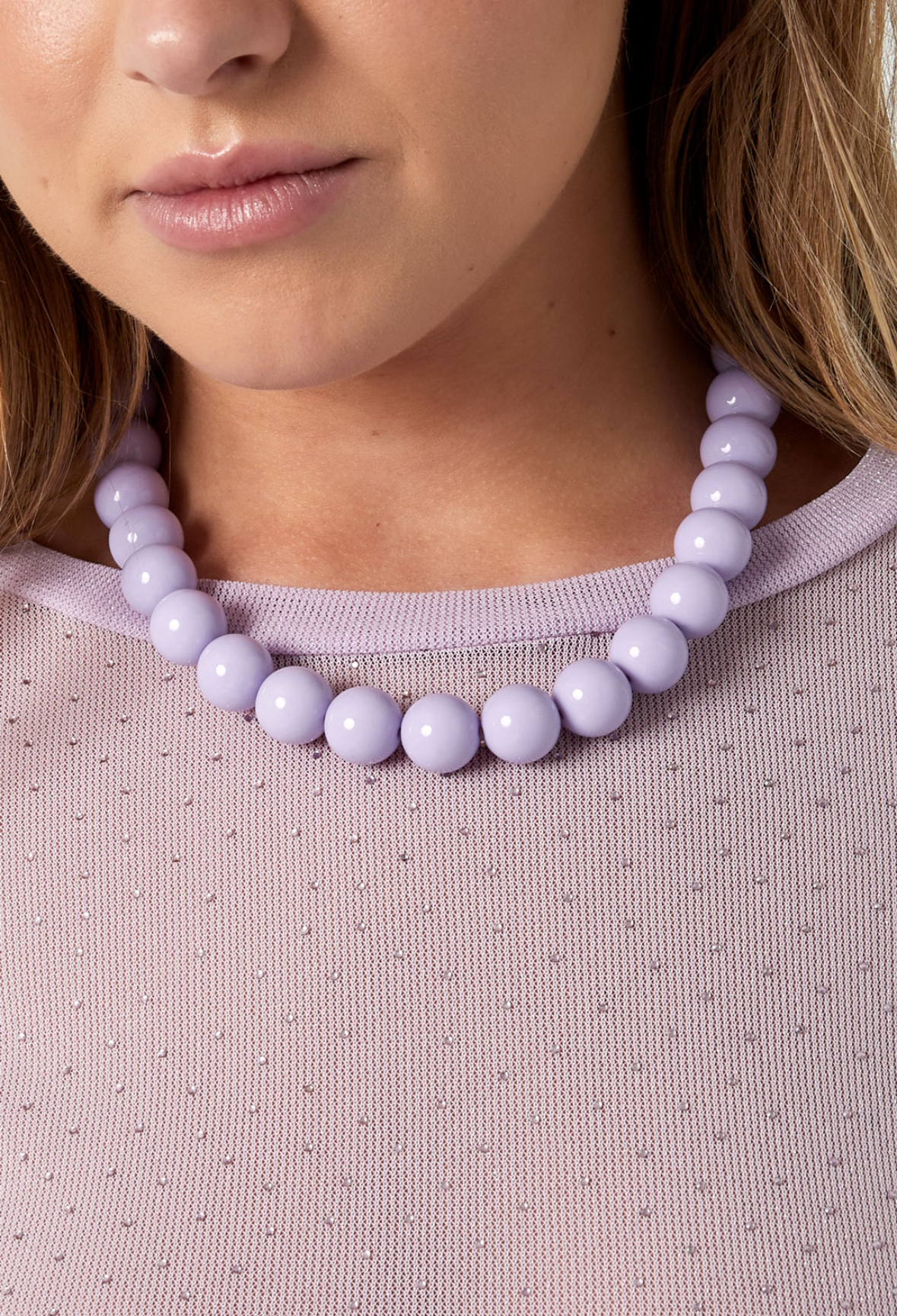 Bubble necklace yellow