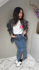 Denim split rok