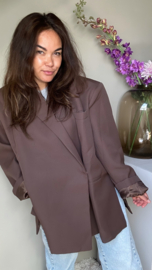 The Kylie blazer donkerbruin