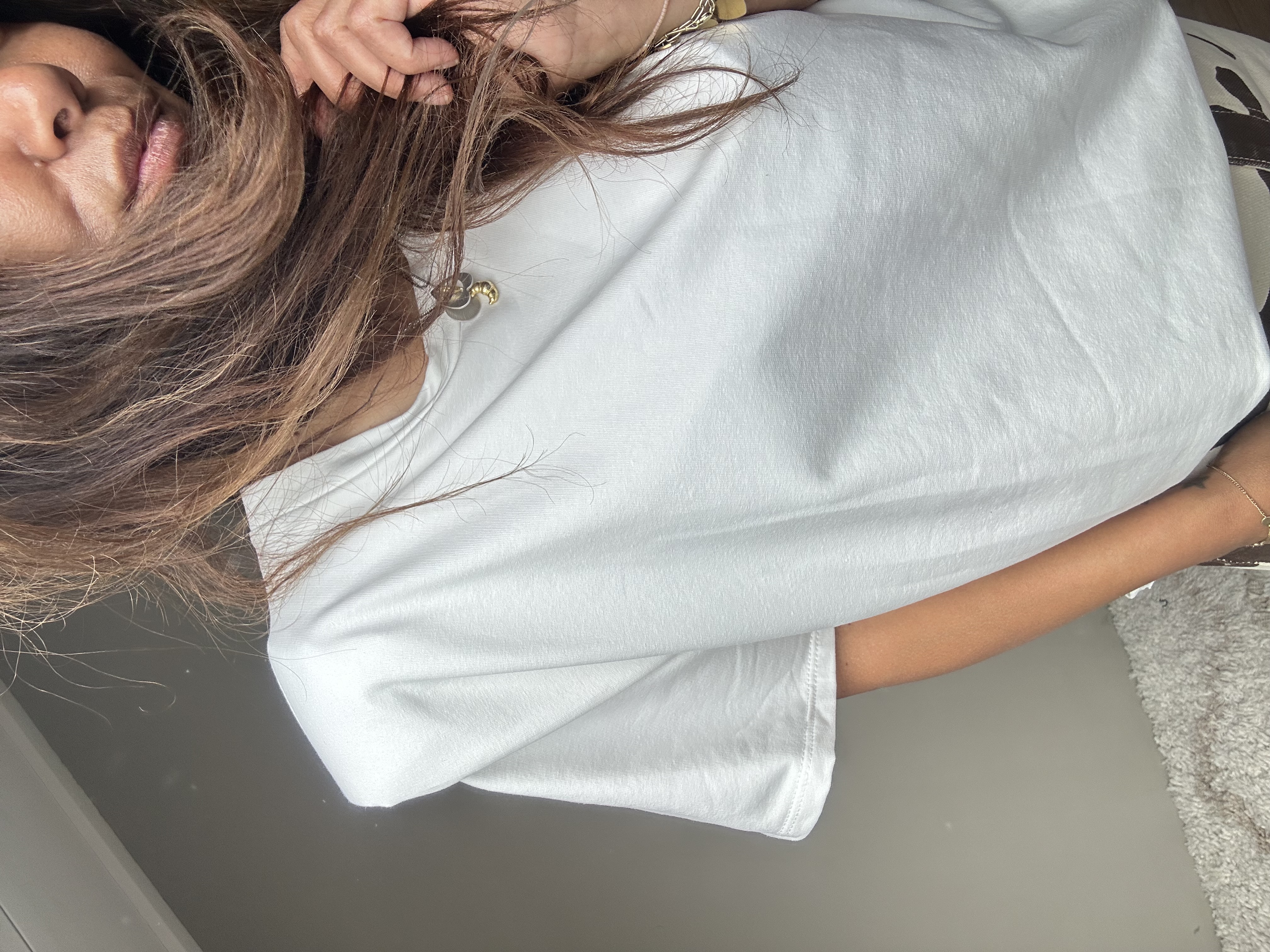 Isabel tee white