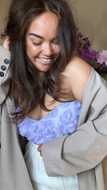 Purple flower top