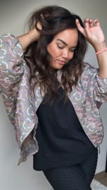 Boho bomber eat glitter