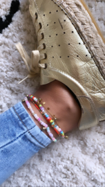 Multicolor anklet
