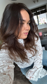 White lace top