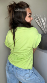 Vintage Paris tee green