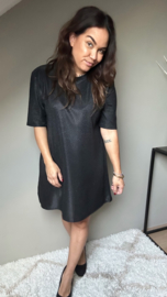 Sparkle black tee dress