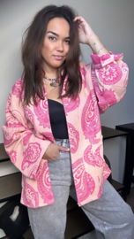 Boho jacket amaya pink