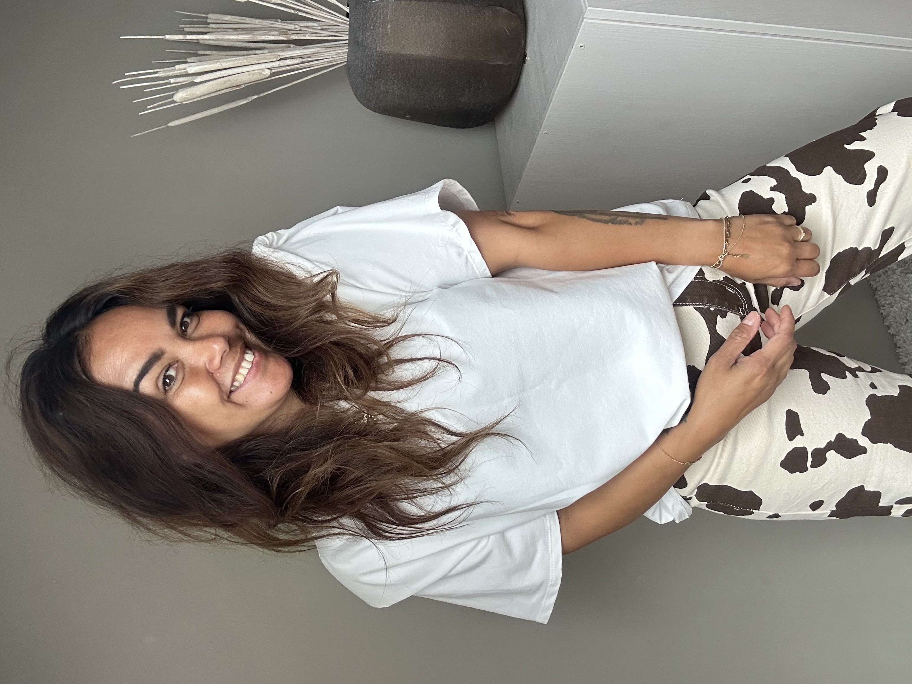 Isabel tee white