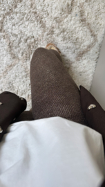 Brown metallic legging