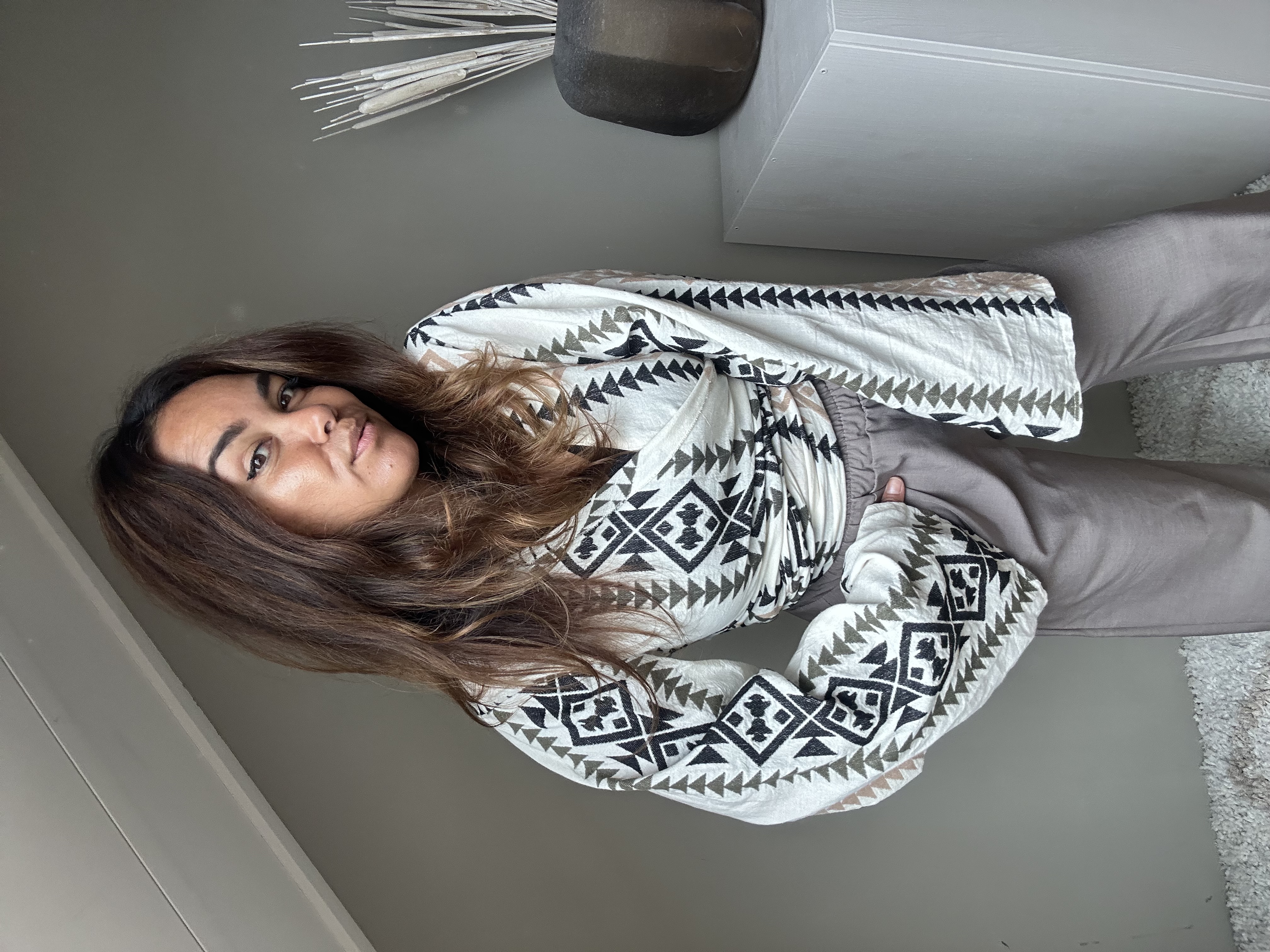 Boho wikkelblouse
