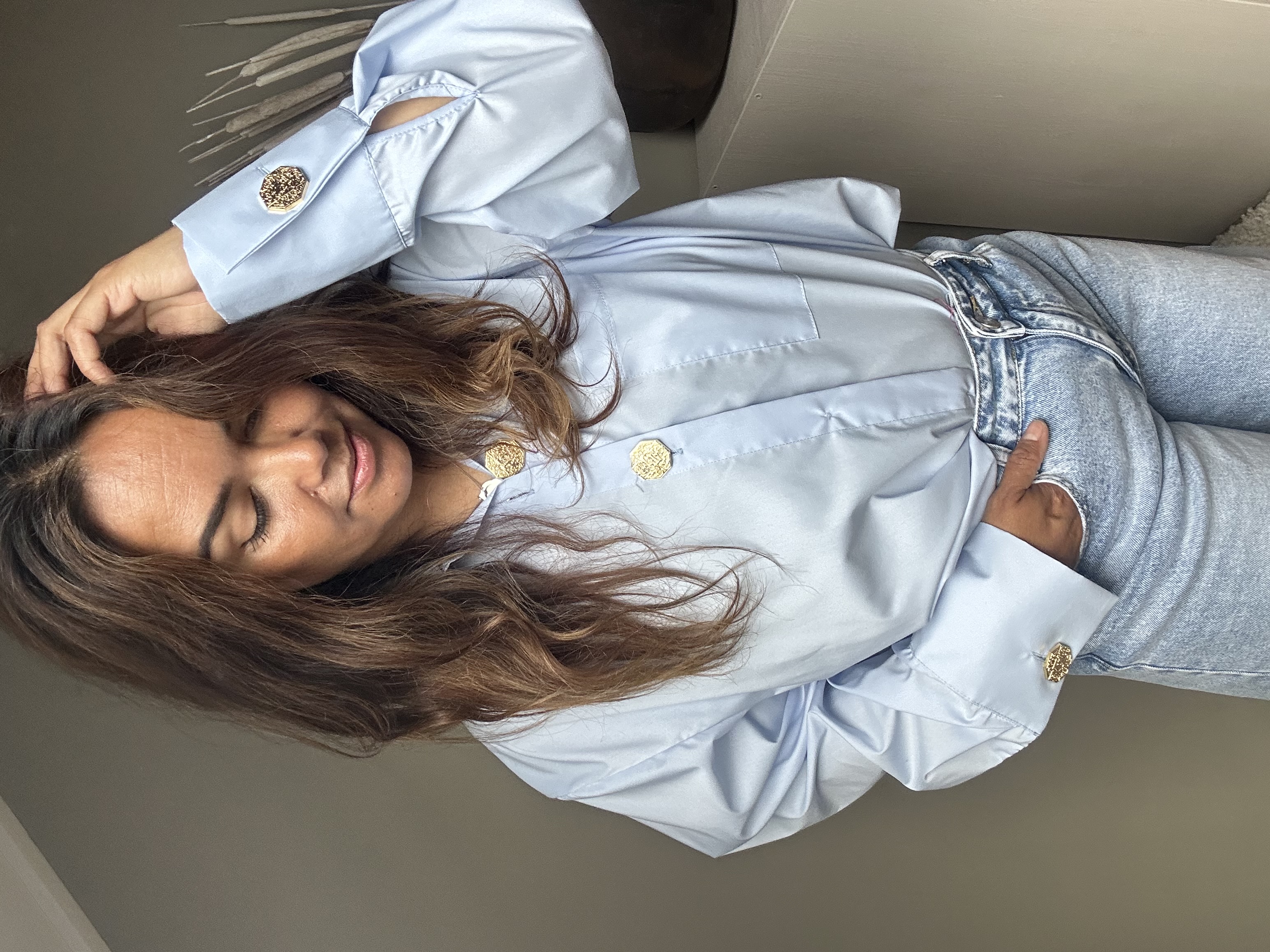 Jill blouse babyblue