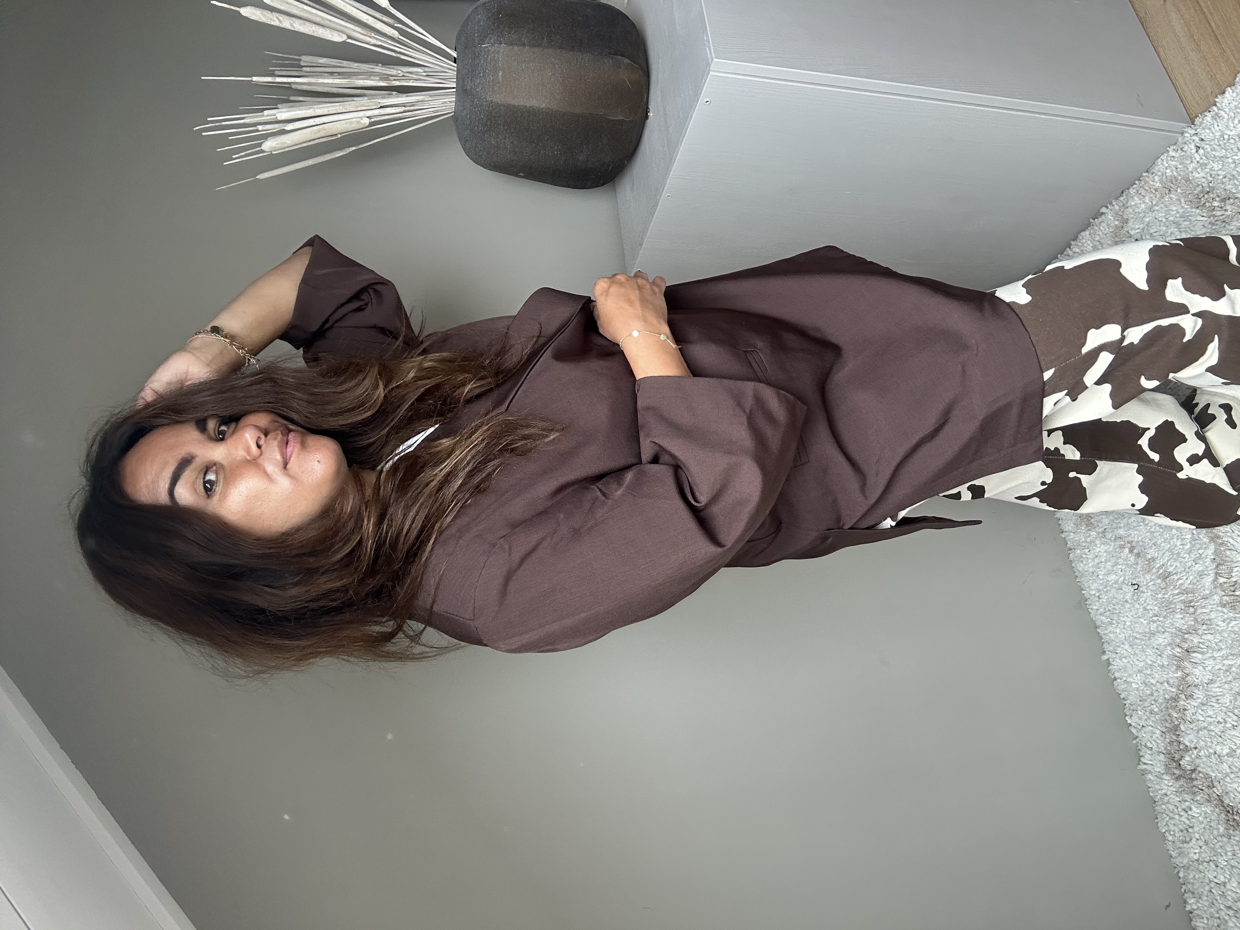 Nikkie blazer brown