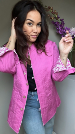Reversible flower jacket