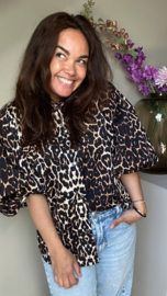 Panter denim blouse