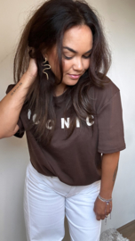 ICONIC TEE brown